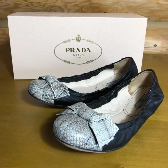 Prada ballet shoes on sale
